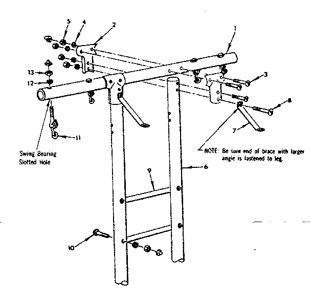 Top bar assembly no. 12