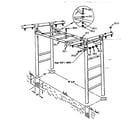 Sears 70172757-80 overhead rail assembly no. 11 diagram