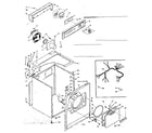 Kenmore 1106508400 machine sub-assembly diagram
