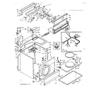 Kenmore 1106508800 machine sub-assembly diagram