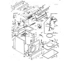 Kenmore 1106508933 machine sub-assembly diagram