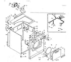 Kenmore 1106518401 machine sub-assembly diagram