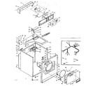 Kenmore 1106518502 machine sub-assembly diagram