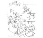 Kenmore 1106518700 machine sub-assembly diagram
