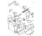 Kenmore 1106518701 machine sub-assembly diagram