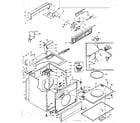 Kenmore 1106518710 machine sub-assembly diagram