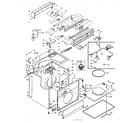 Kenmore 1106518801 machine sub-assembly diagram