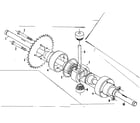 Craftsman 1318220 differential & axle assembly no. 55065 diagram