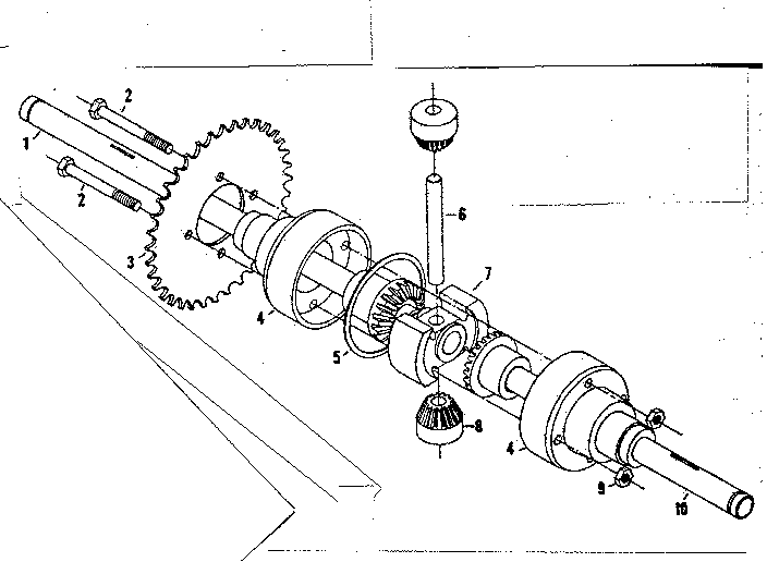 DIFFERENTIAL & AXLE ASSEMBLY NO. 55700