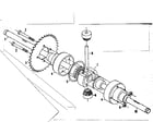 Craftsman 1318220 differential & axle assembly no. 55700 diagram