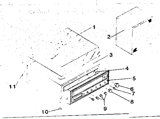 Cabinet parts list