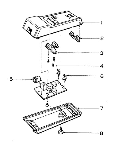 Cabinet-remote control transmitter