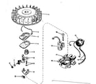 Craftsman 143102022 magneto (phelon f-3220-g) diagram