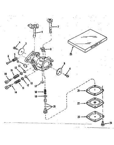 Carburetor no. 30119 (power products #0234-14)