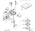 Craftsman 143104011 carburetor no. 30119 (power products #0234-14) diagram