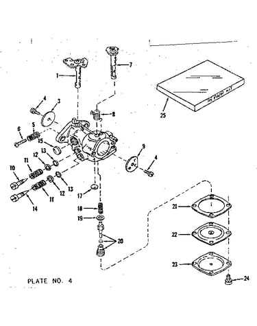 Carburetor no. 30119 (power products #0234-14)