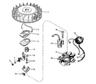 Craftsman 143104020 magneto (phelon f-3220-h2) diagram