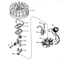 Craftsman 143105021 magneto (phelon f-4220-h) diagram