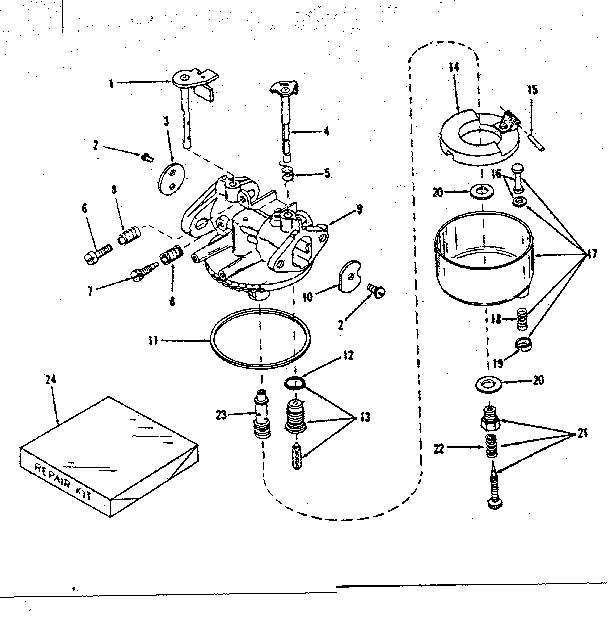 Carburetor no. 29993 (lmg-154)