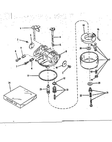 Carburetor no. 29993 (lmg-154)