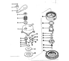 Craftsman 143105021 ratchet self starter no. 29750 diagram