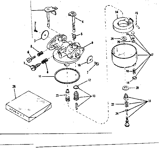 Carburetor no. 630885