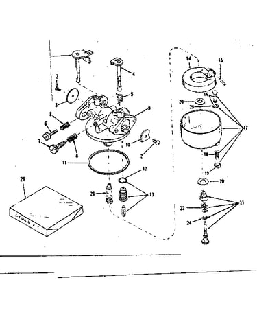 Carburetor no. 630885