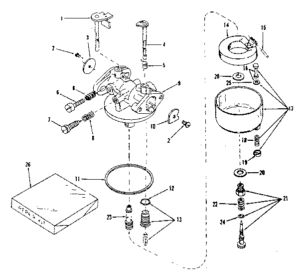 CARBURETOR NO. 630885