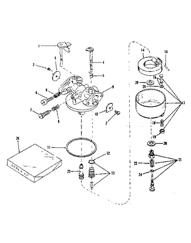 Carburetor no. 630885