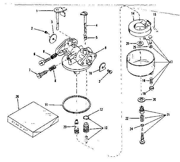 CARBURETOR NO. 630885