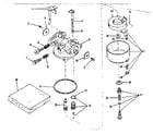 Craftsman 143126021 carburetor no. 630885 diagram