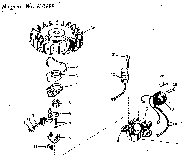 MAGNETO NO. 610689