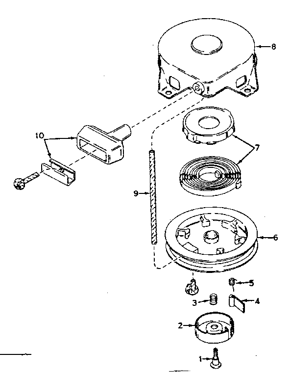 Rewind starter no. 590420