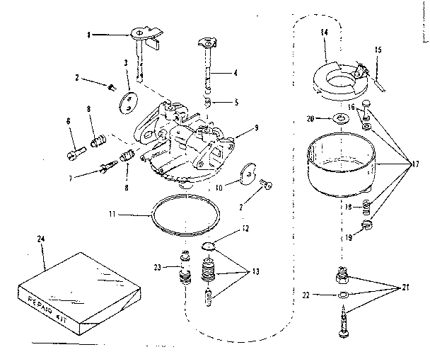 Carburetor no. 29329 (lmg-138)