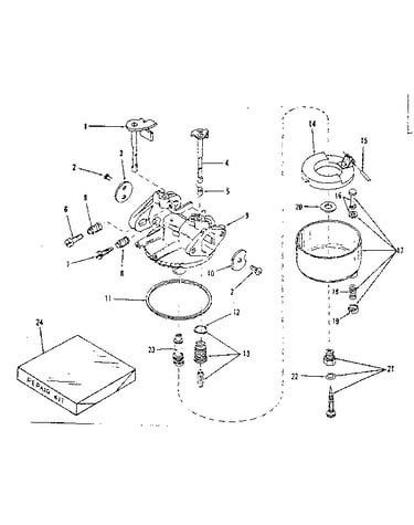 Carburetor no. 29329 (lmg-138)