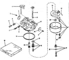 Craftsman 14340502 carburetor no. 29329 (lmg-138) diagram