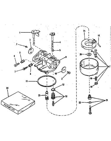 Carburetor no. 29329 (lmg-138)