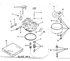 Craftsman 14341302 carburetor no. 29168 (lmg-132) diagram