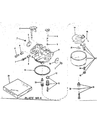 Carburetor no. 29168 (lmg-132)