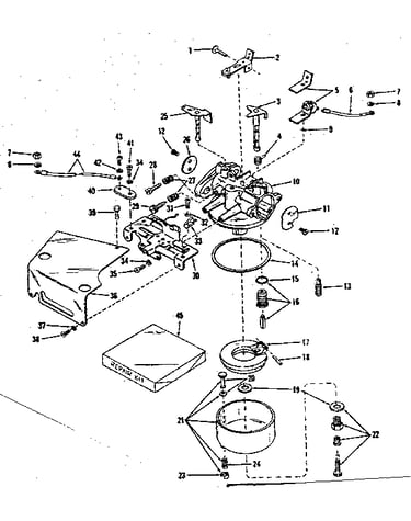 Carburetor and speed control