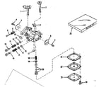 Craftsman 143102010 carburetor no. 30119 (power products #0234-14) diagram
