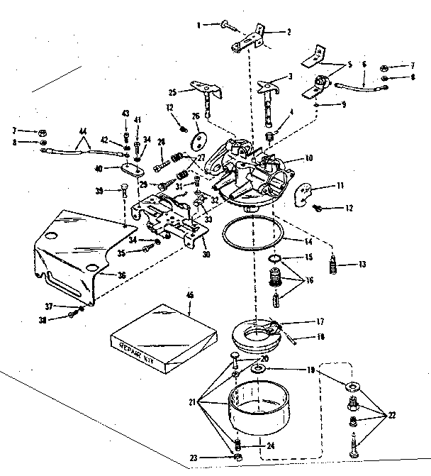 CARBURETOR AND SPEED CONTROL