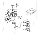 Craftsman 143501011 carburetor no. 29780 (power products #0234-02) diagram