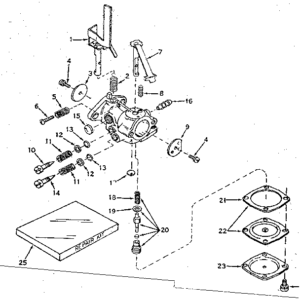 Carburetor no. 631446