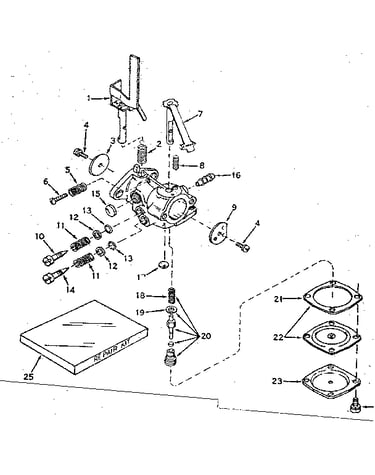 Carburetor no. 631446