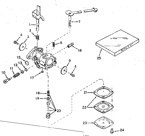 Carburetor no. 631442