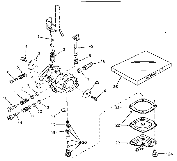 CARBURETOR NO. 631301