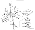 Craftsman 200183122 carburetor no. 631301 diagram