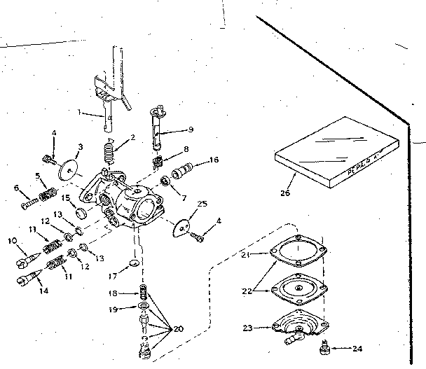 CARBURETOR NO. 631301