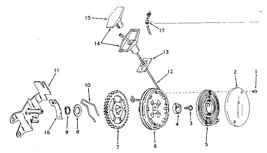 Side mount rewind starter no. 590445